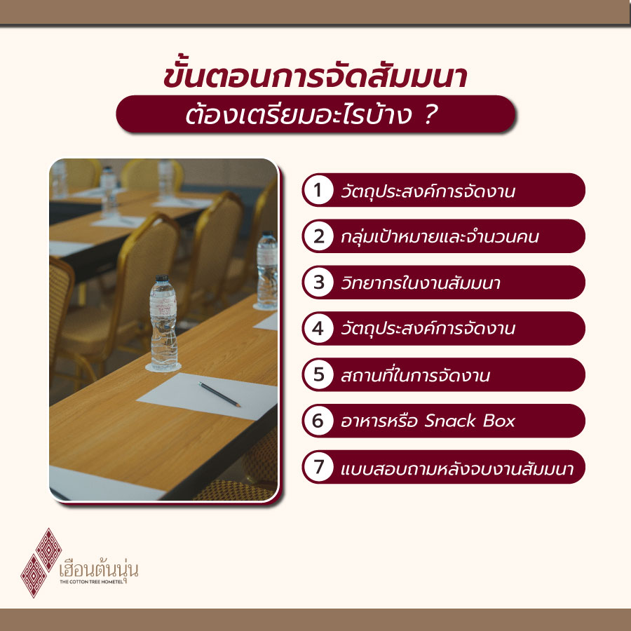 จัดสัมมนา